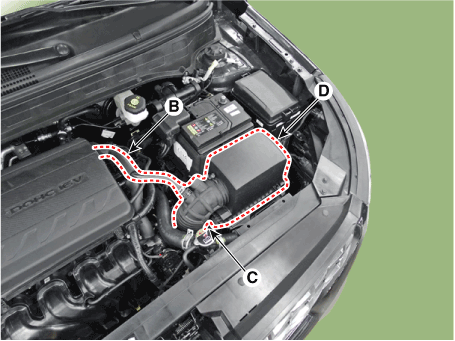 Hyundai Venue. Air Cleaner. Repair procedures