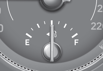 Hyundai Venue. Fuel gauge