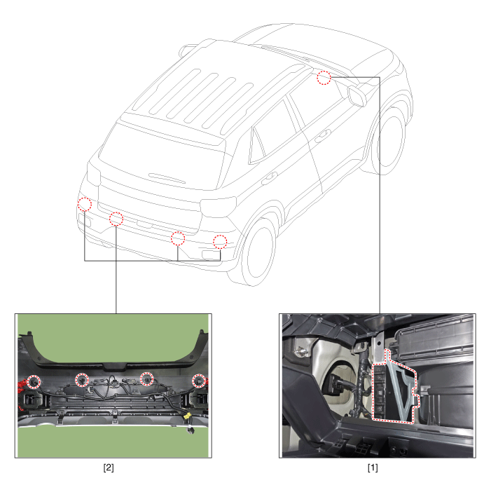 Hyundai Venue. Components and components location