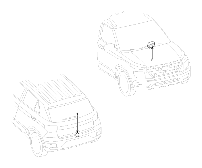 Hyundai Venue. Components and components location