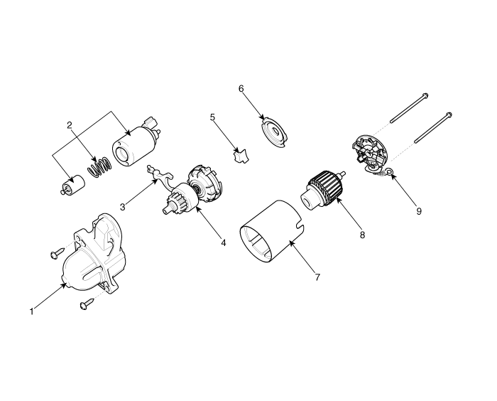 Hyundai Venue. Components and components location