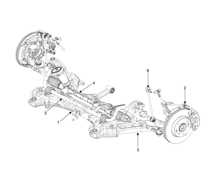 Hyundai Venue. Components and components location