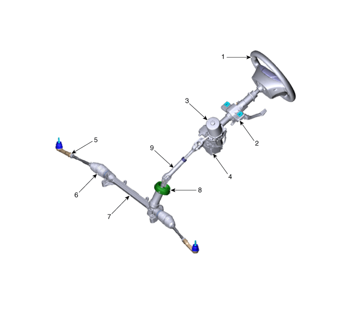 Hyundai Venue. Components and components location