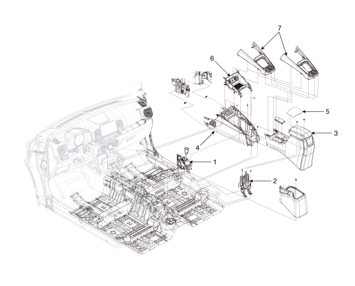 Hyundai Venue. Components and components location