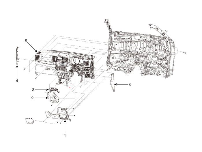 Hyundai Venue. Components and components location