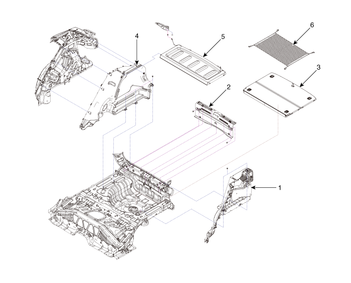 Hyundai Venue. Components and components location