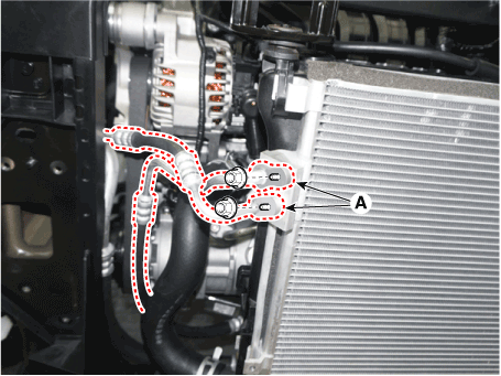 Hyundai Venue. Condenser. Repair procedures