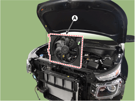 Hyundai Venue. Cooling Fan. Repair procedures