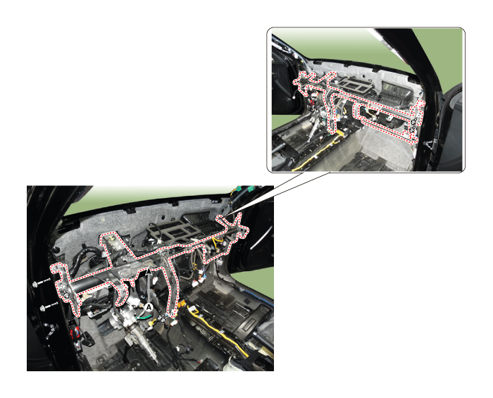 Hyundai Venue. Cowl Cross Bar Assembly. Repair procedures