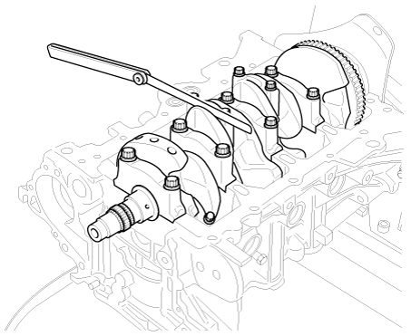 Hyundai Venue. Crankshaft. Repair procedures