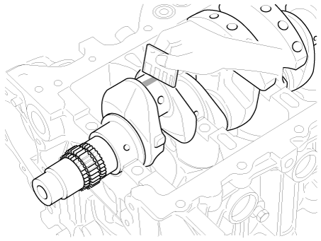 Hyundai Venue. Crankshaft. Repair procedures