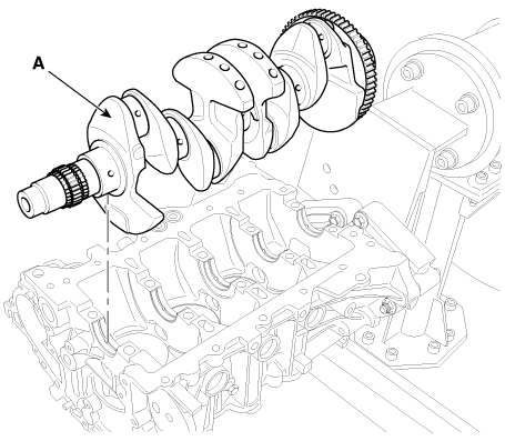 Hyundai Venue. Crankshaft. Repair procedures