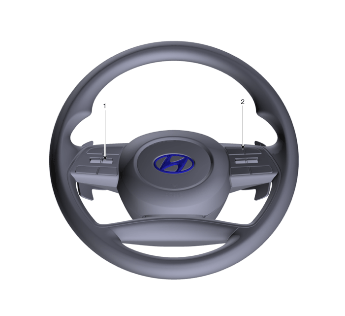 Hyundai Venue. Cruise Control (CC) Switch. Components and components location