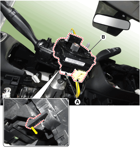 Hyundai Venue. Driver Airbag (DAB) Module and Clock Spring. Repair procedures