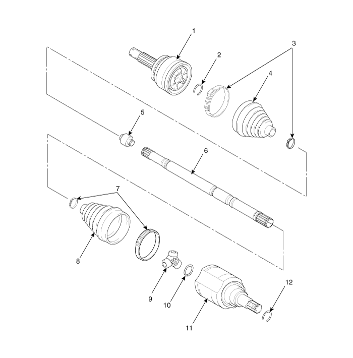 Hyundai Venue. Dynamic Damper. Components and components location