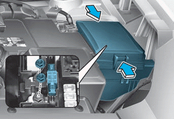 Hyundai Venue. Engine Compartment Panel Fuse Replacement