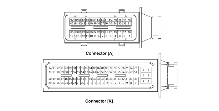 Hyundai Venue. Engine Control Module (ECM). Schematic diagrams