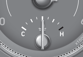 Hyundai Venue. Engine coolant temperature gauge