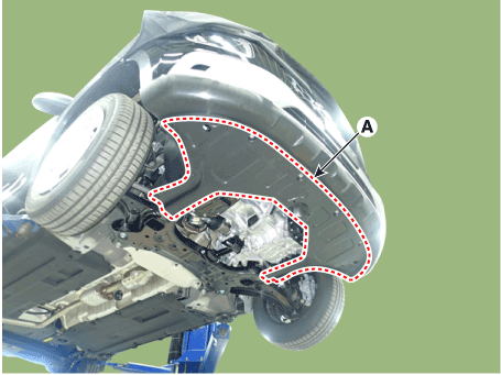Hyundai Venue. Engine Room Under Cover. Repair procedures