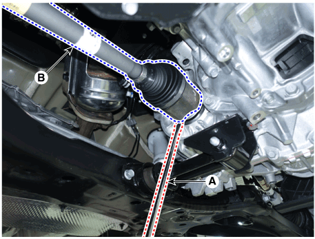 Hyundai Venue. Front Driveshaft. Repair procedures