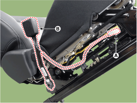 Hyundai Venue. Front Seat Belt Buckle. Repair procedures