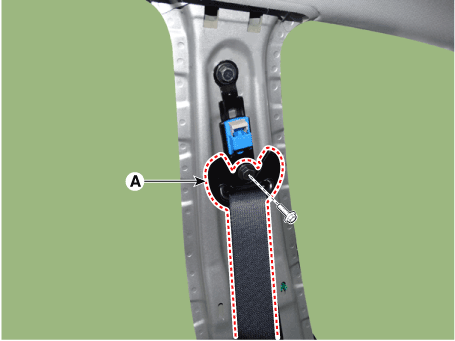 Hyundai Venue. Front Seat Belt Pretensioner. Repair procedures