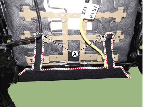 Hyundai Venue. Front Seat Cushion Cover. Repair procedures