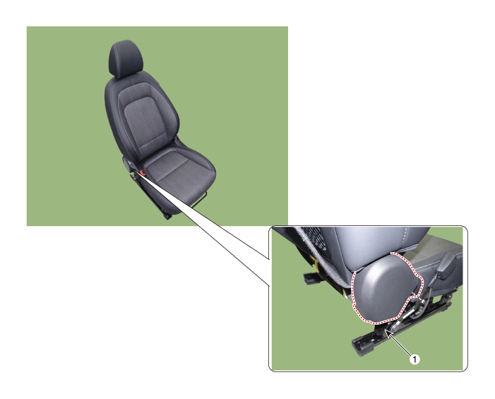 Hyundai Venue. Front Seat Shield Inner Cover. Components and components location