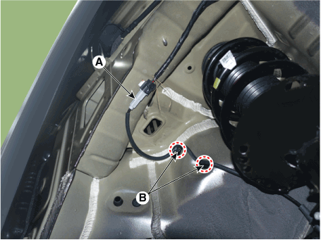 Hyundai Venue. Front Wheel Speed Sensor. Repair procedures