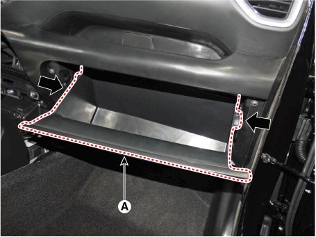 Hyundai Venue. Glove Box. Repair procedures