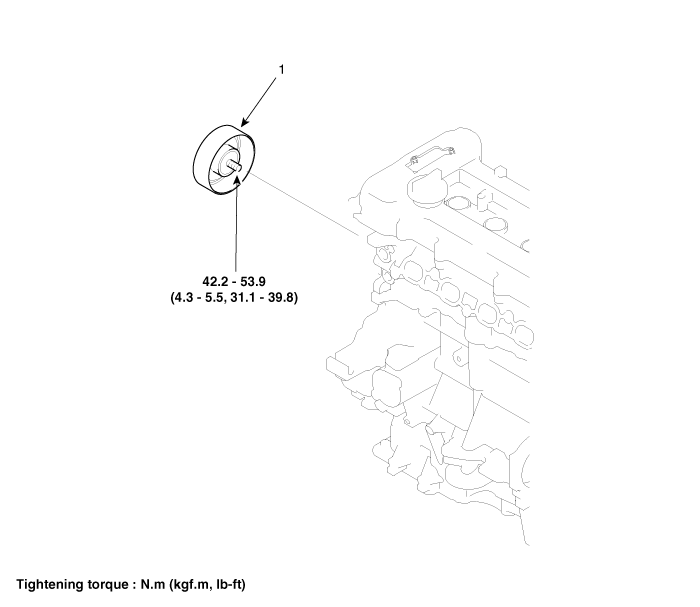 Hyundai Venue. Idler. Components and components location