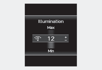 Hyundai Venue. Instrument Cluster Control