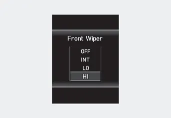 Hyundai Venue. Lights Mode, Wiper, Low fuel