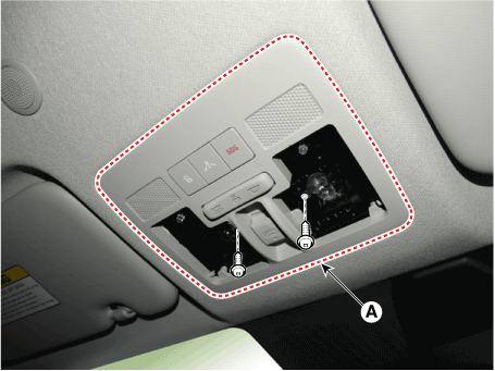 Hyundai Venue. Overhead Console Lamp. Repair procedures