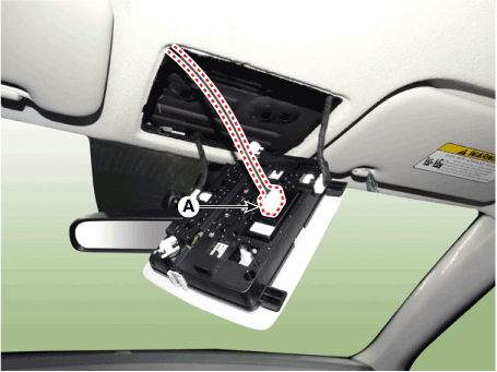 Hyundai Venue. Overhead Console Lamp. Repair procedures