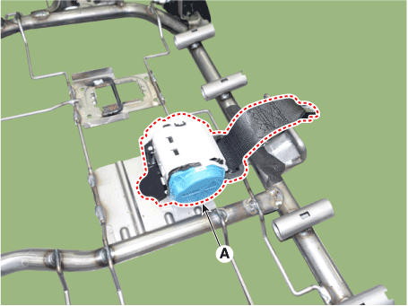 Hyundai Venue. Rear Center Seat Belt Retractor. Repair procedures