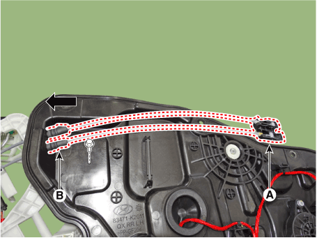 Hyundai Venue. Rear Door Latch. Repair procedures