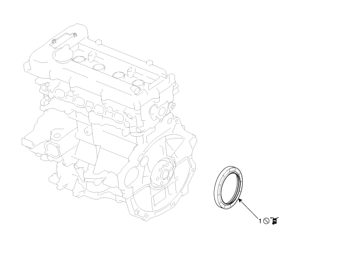 Hyundai Venue. Rear Oil Seal. Components and components location