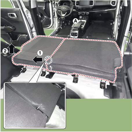 Hyundai Venue. Rear Seat Assembly. Repair procedures