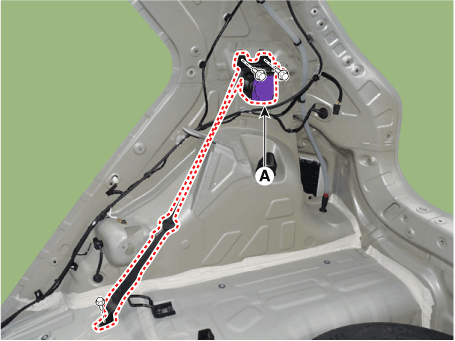 Hyundai Venue. Rear Seat Belt Retractor. Repair procedures