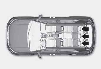 Hyundai Venue. Rear seat head restraints