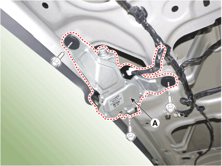 Hyundai Venue. Rear Wiper Motor. Repair procedures