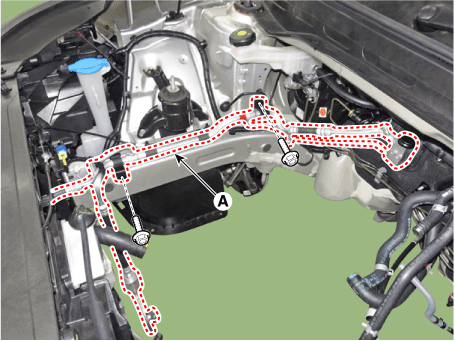 Hyundai Venue. Refrigerant Line. Repair procedures