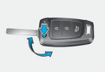 Hyundai Venue. Remote Key