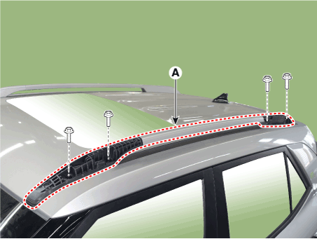 Hyundai Venue. Roof Rack. Repair procedures