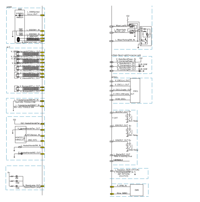 Hyundai Venue. Schematic diagrams