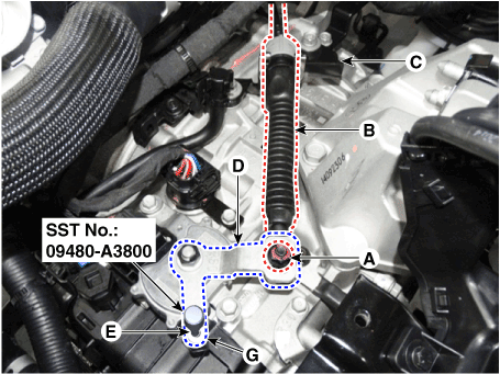 Hyundai Venue. Shift Cable. Repair procedures