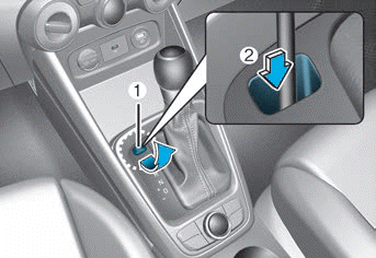 Hyundai Venue. Shift-lock system, Shift-lock release, Parking