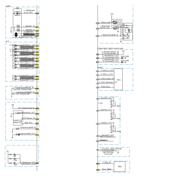 Hyundai Venue. Smart Key Unit. Schematic diagrams