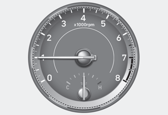 Hyundai Venue. Speedometer & Tachometer